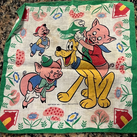 Three vintage Disney handkerchiefs - Picture 2 of 7